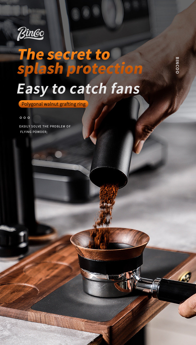 Bincoo Multi-Lateral วอลนัทผงแม่เหล็กจับแหวน Snap-On Anti-Fly ผงกาแฟ ...