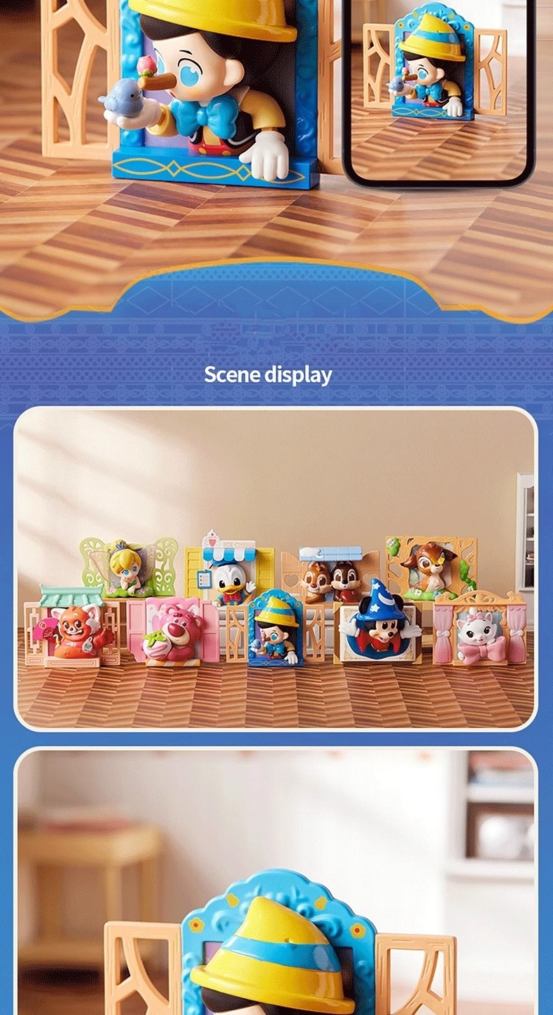 Disney Pixar Miniso Fairytale Window Blind Boxes Toy Collection ...