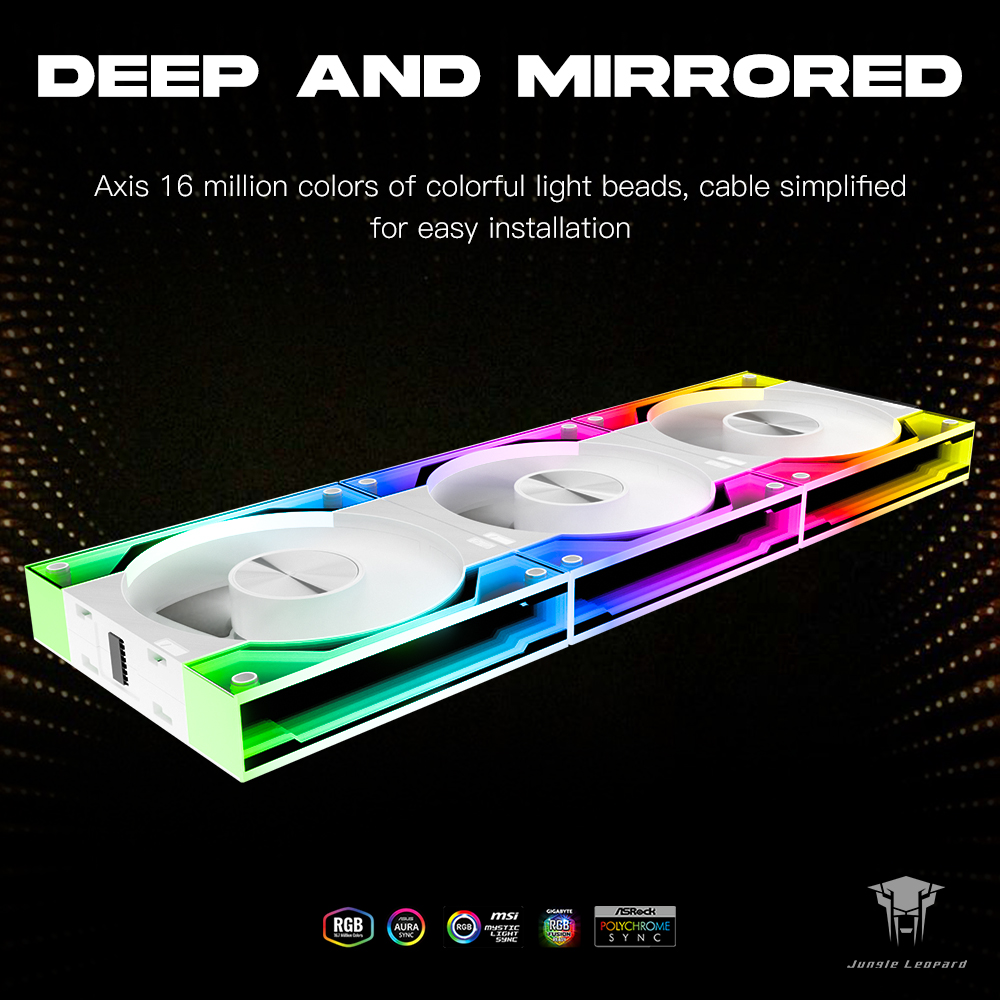 Jungle Leopard Case Fan Interstellar v3 Magic Block ฟรี Splicing 120 ...