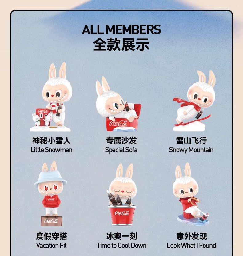 Popmart LABUBU THE MONSTERS Coca-Cola Series Mystery Box Figure ...