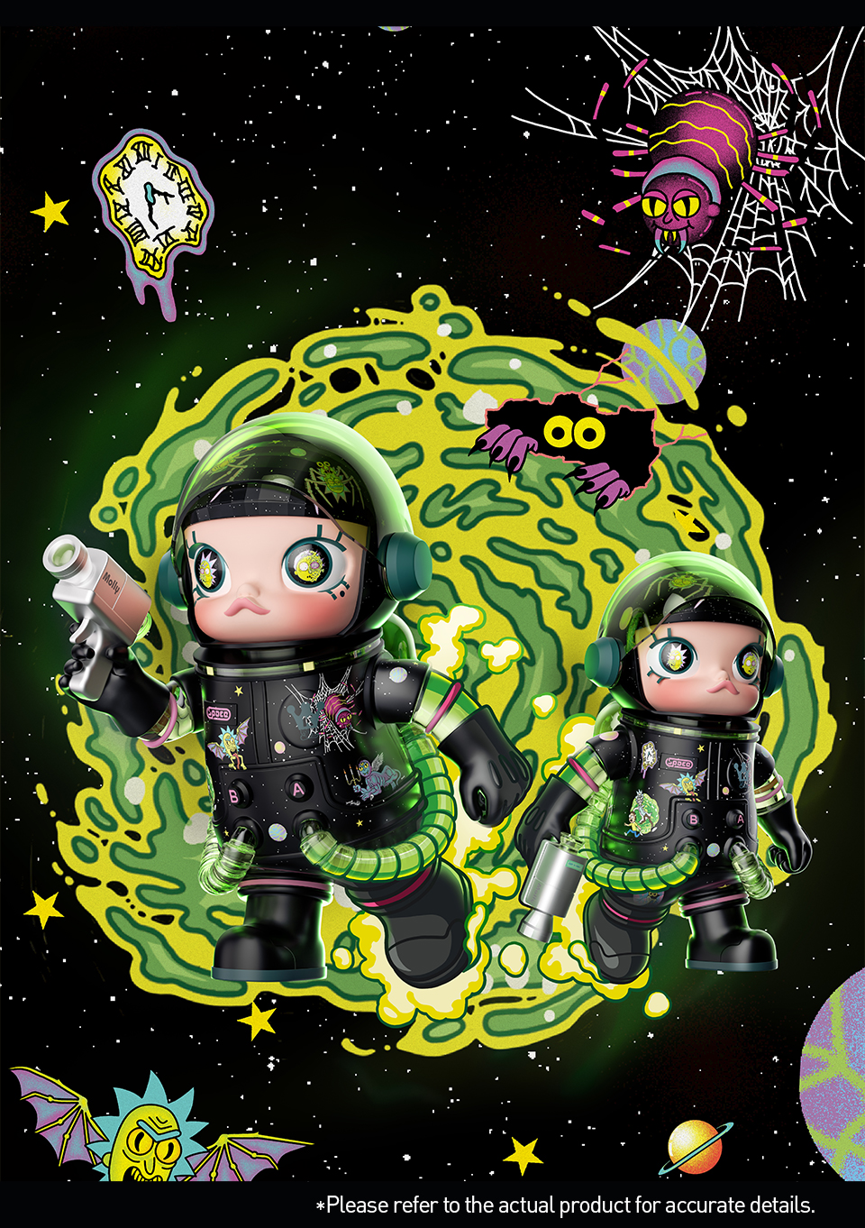 POP MART MEGA SPACE MOLLY 1000% Rick and Morty | Shopee Thailand
