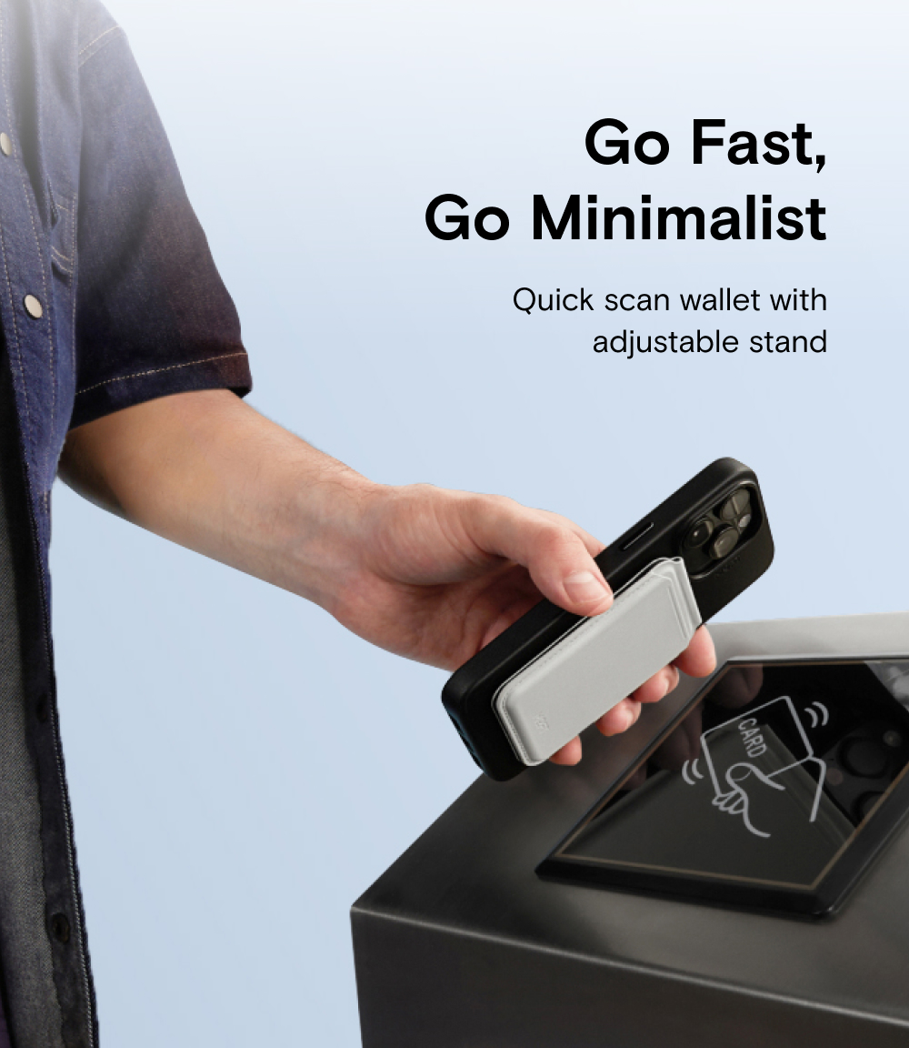 MOFT Snap Flash Wallet ขาตั้งโทรศัพท์มือถือ กระเป๋าสตางค์ พร้อม MagSaf ...