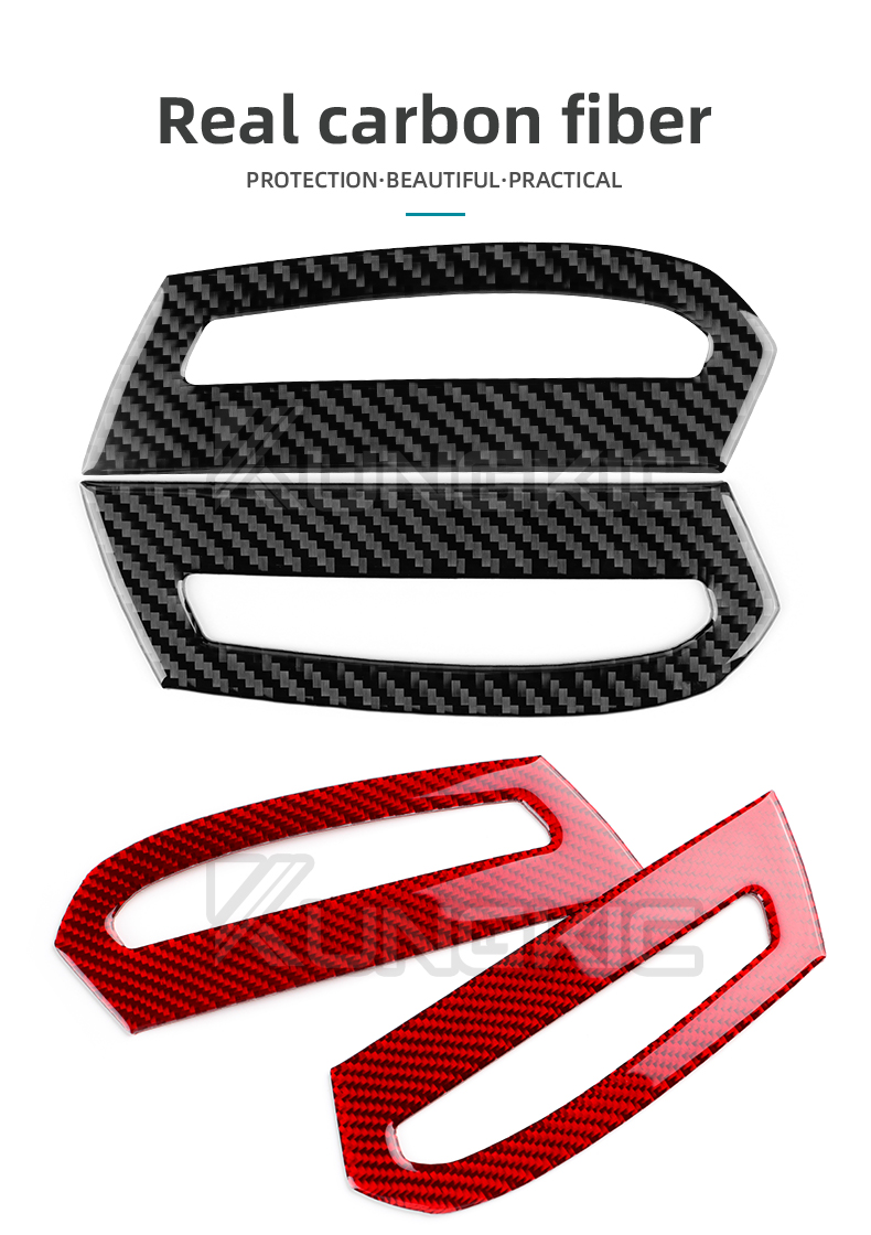 Kungkic คาร์บอนไฟเบอร์นุ่มสําหรับ Toyota Camry 20182024 รถ Dashboard