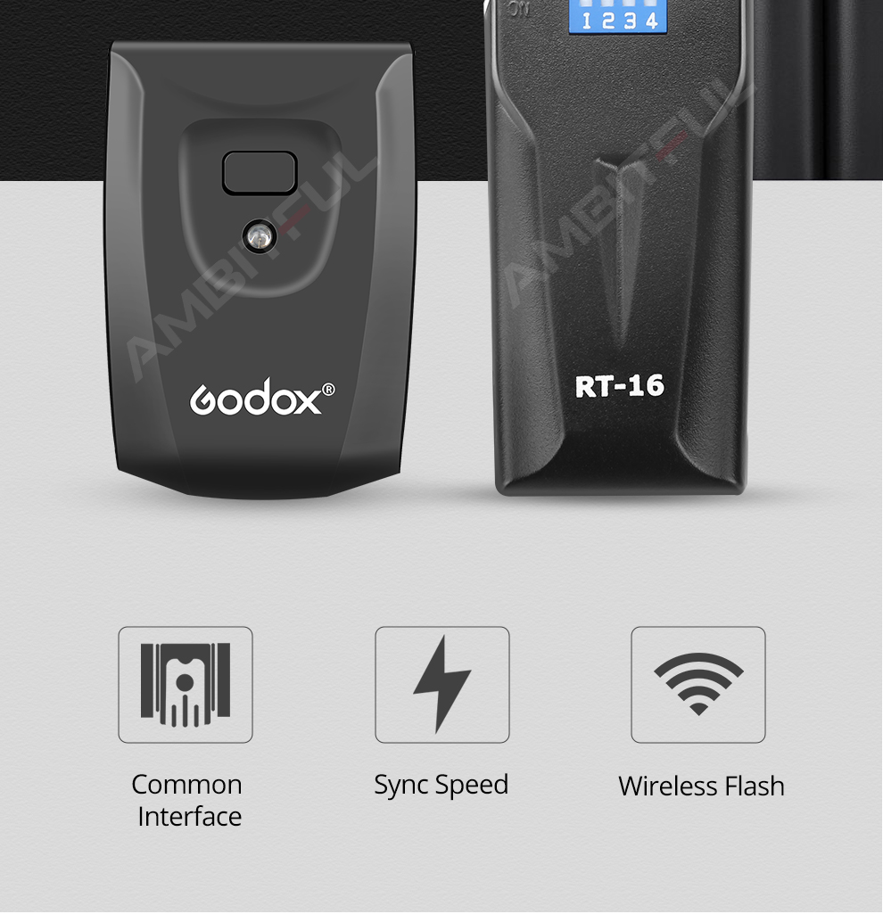 Godox - RT-16 Wireless Flash Receiver 16 ช่อง Studio Slave, Flash ...