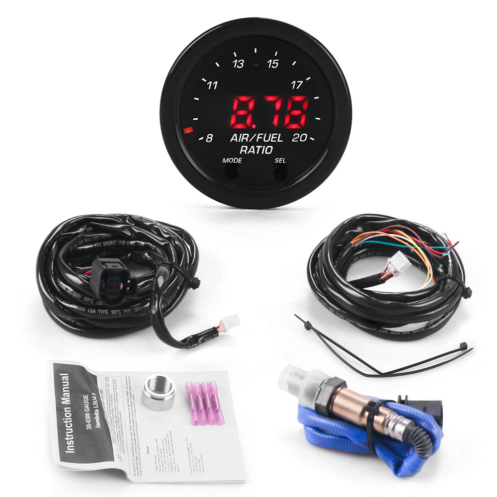 30-0300 X-Series Wideband O2 Air Fuel Ratio Gauge Kit LSU 4.9 ...