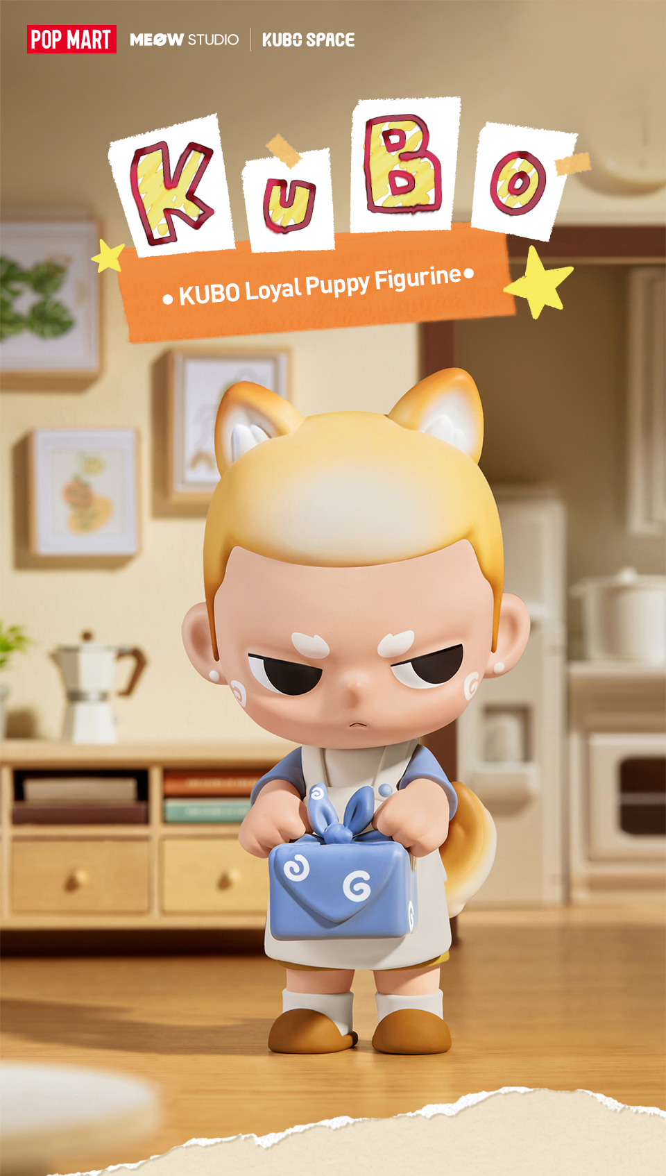 POP MART KUBO Loyal Puppy Figurine | Shopee Thailand