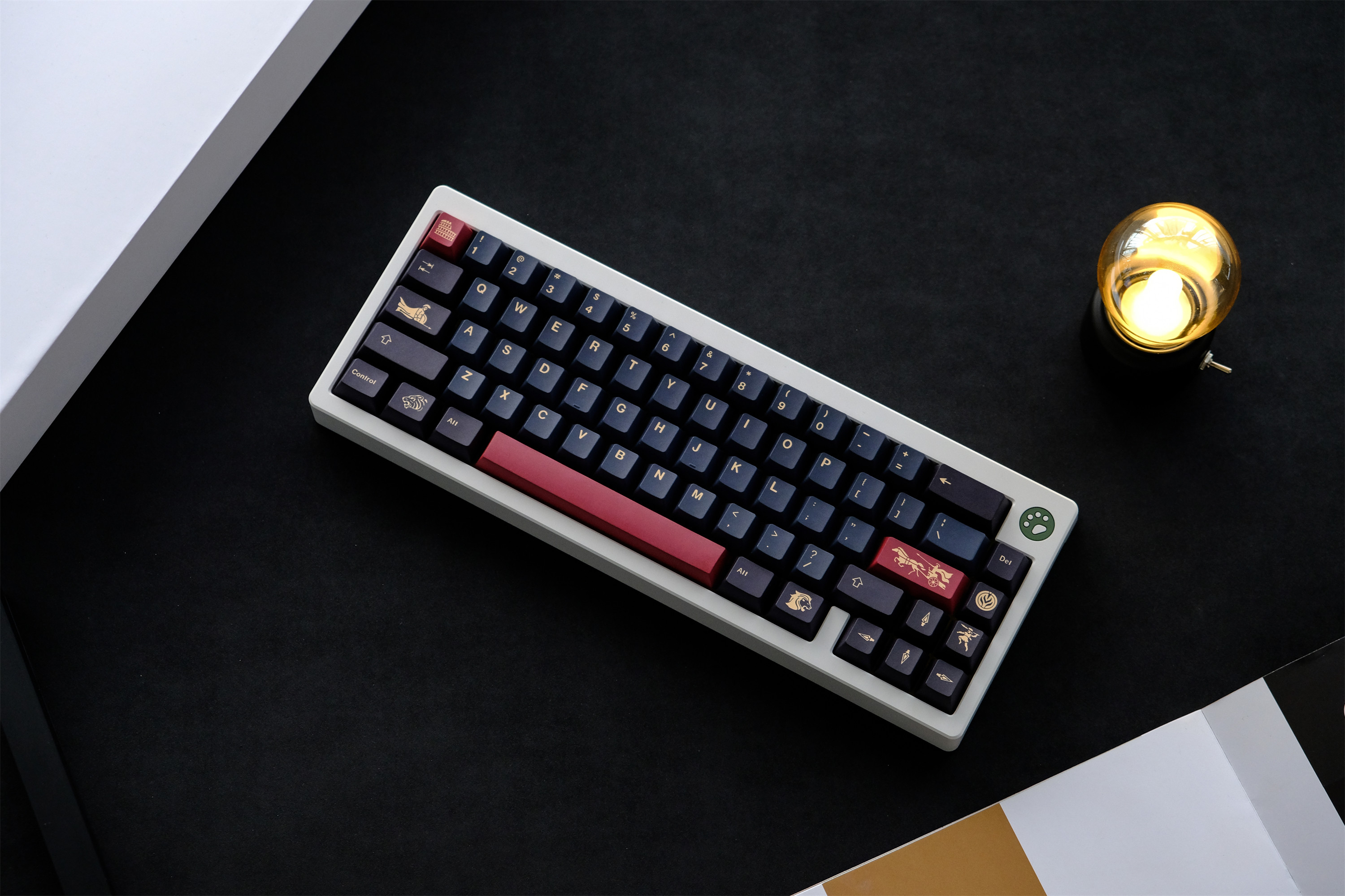 Gmk Rome Keycaps 129 คีย์ PBT Cherry Profile DYE-SUB ส่วนบุคคลสําหรับ ...