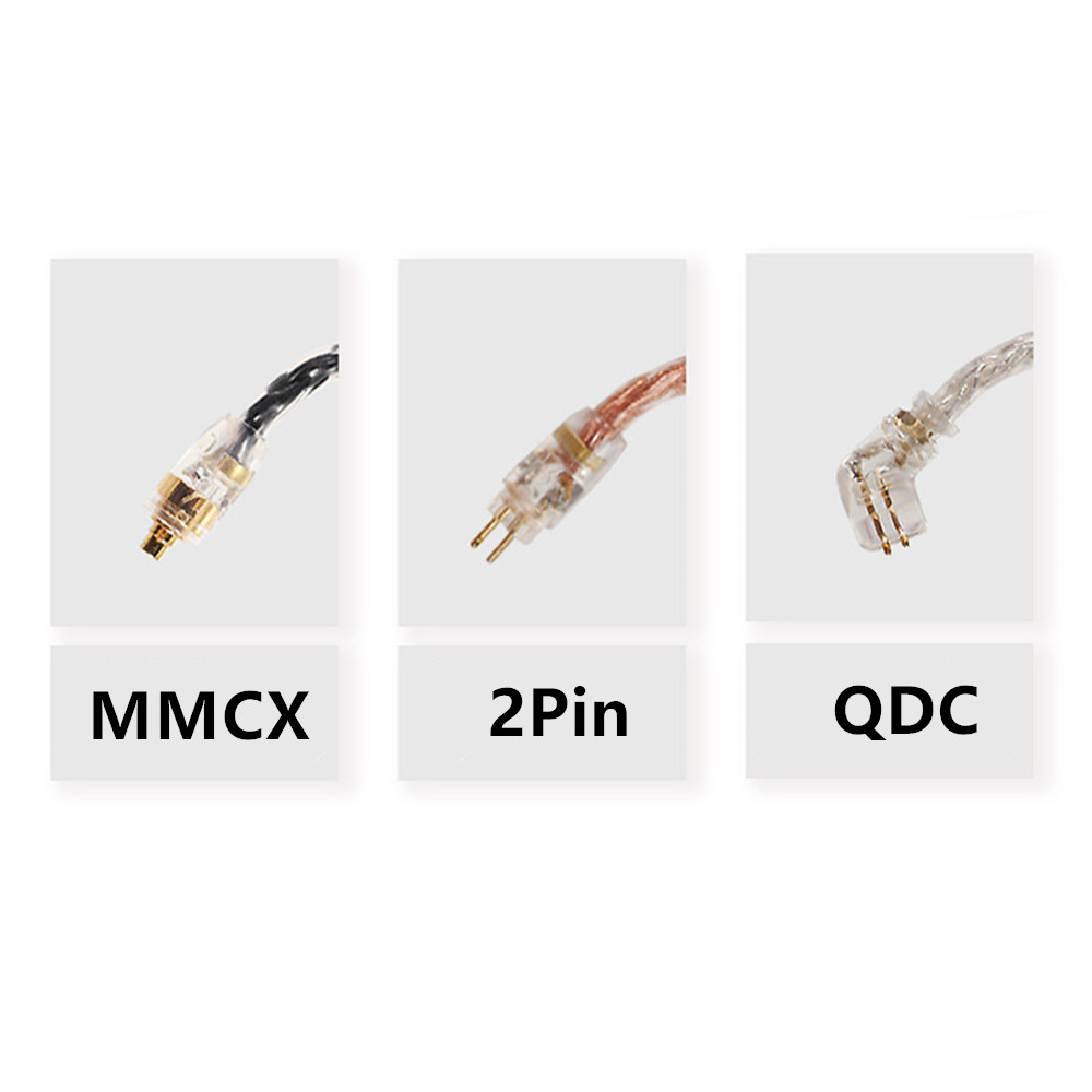 Jcally Gold JC16 16 แบ่งปันหูฟังอัพเกรดสาย MMCX/2Pin/QDC KZ C Pin ...