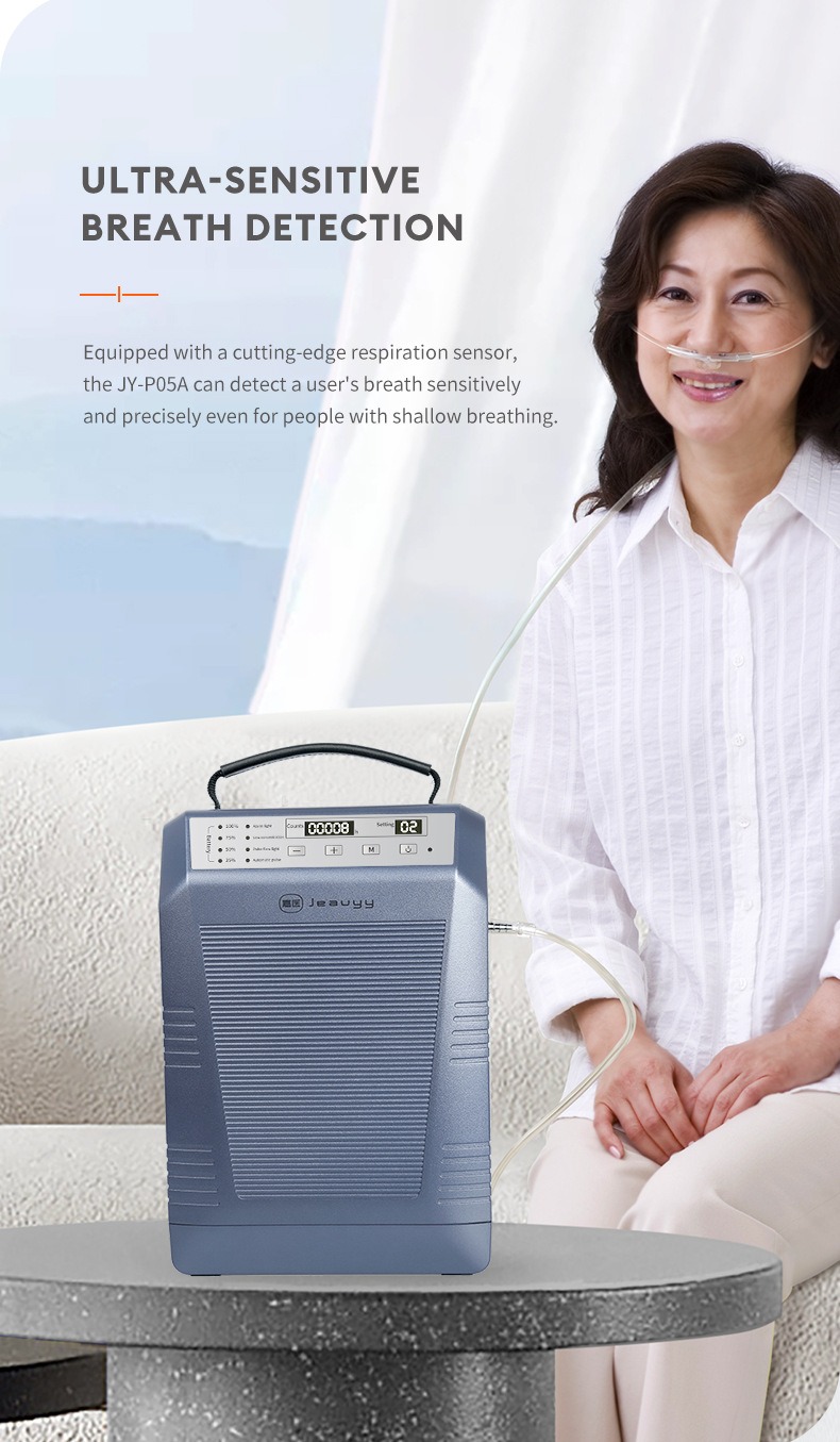 【5L】Pulse Flow Oxygen Concentrator แบบพกพา 5L ออกซิเจนเครื่องสําหรับ ...