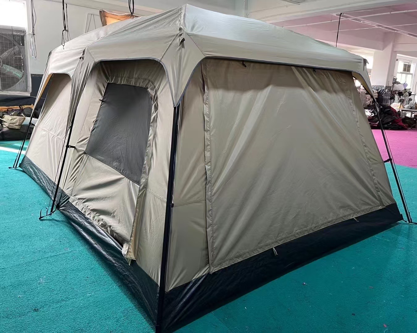 Mountainhiker เต็นท์ครอบครัว เต็นท์ขนาดใหญ่ 2ห้องนอน 1 โถง จุได้ 10-12 คน 4 สี การออกแบบเต็นท์สองชั้