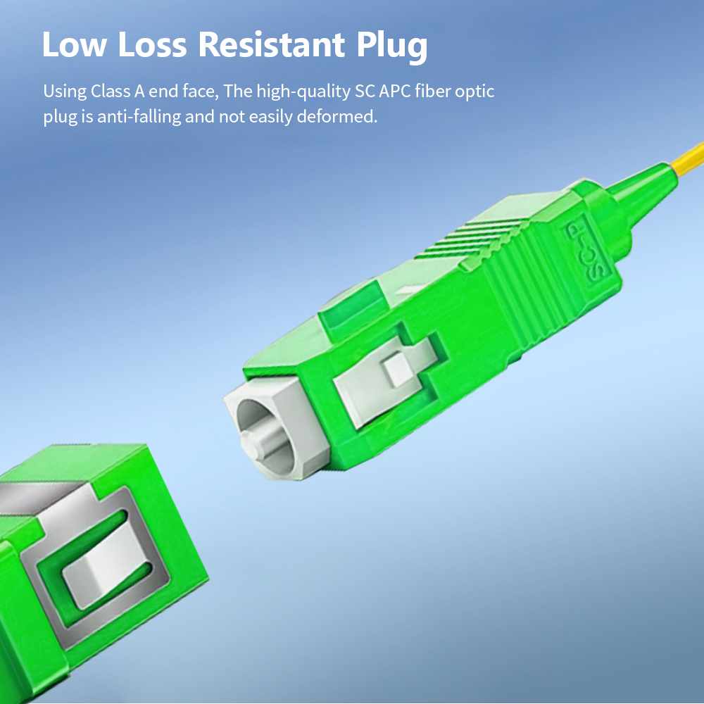 Hoolnx Carrier เกรด SC APC 12 Core Single Mode 1.5M LSZH Ribbon Pigtail ...
