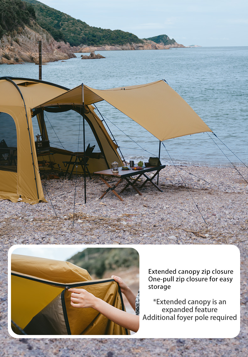 Naturehike Outdoor Camping Dune 10.9 เต็นท์ เต็นท์ครอบครัวพื้นที่ขนาดใหญ่