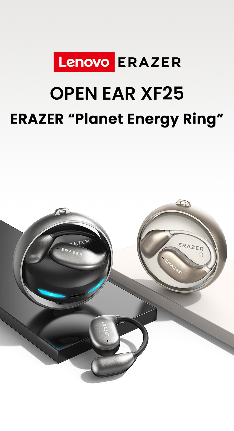 Lenovo หูฟัง ERAZER XF25 หูฟีงบลูทูธ หูฟัง bluetooth 5.4 กันน้ำ หูฟัง ...