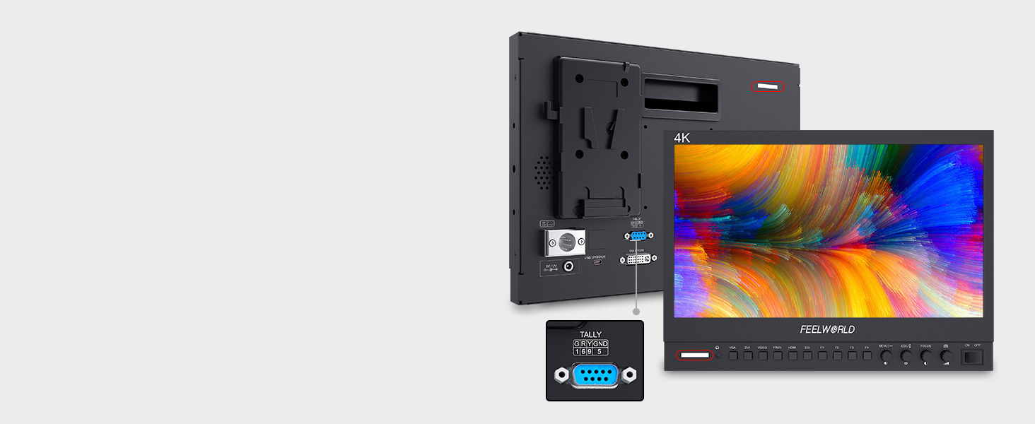 Seetec P133-9HSD มอนิเตอร์กล้อง 13.3 นิ้ว 4K Ultra HD