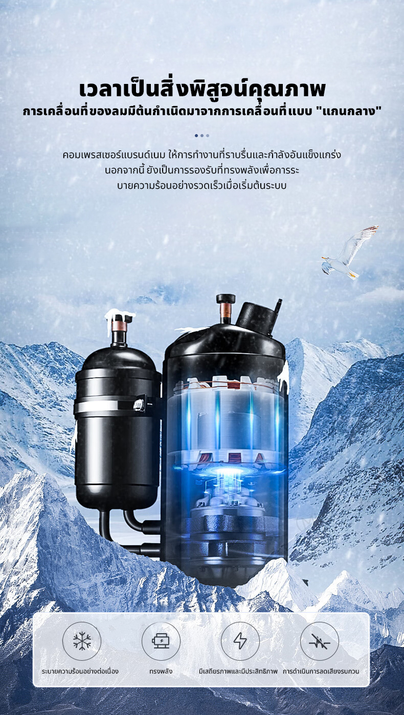 แอร์เคลื่อนที่ 12000/24000BTU เครื่องปรับอากาศเคลื่อนที่แบบพกพา ระบบสัมผัส หน้าจอแสดงผล LED เย็นเร็ว ทำงานเงียบ