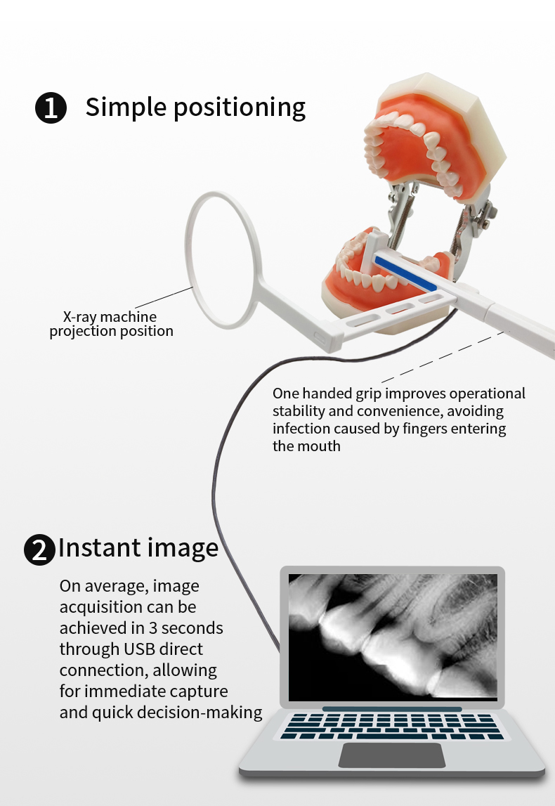 อุปกรณ์การแพทย์ทันตกรรมแบบพกพาเซ็นเซอร์ X-ray แบบดิจิตอลเซ็นเซอร์ Rvg ...