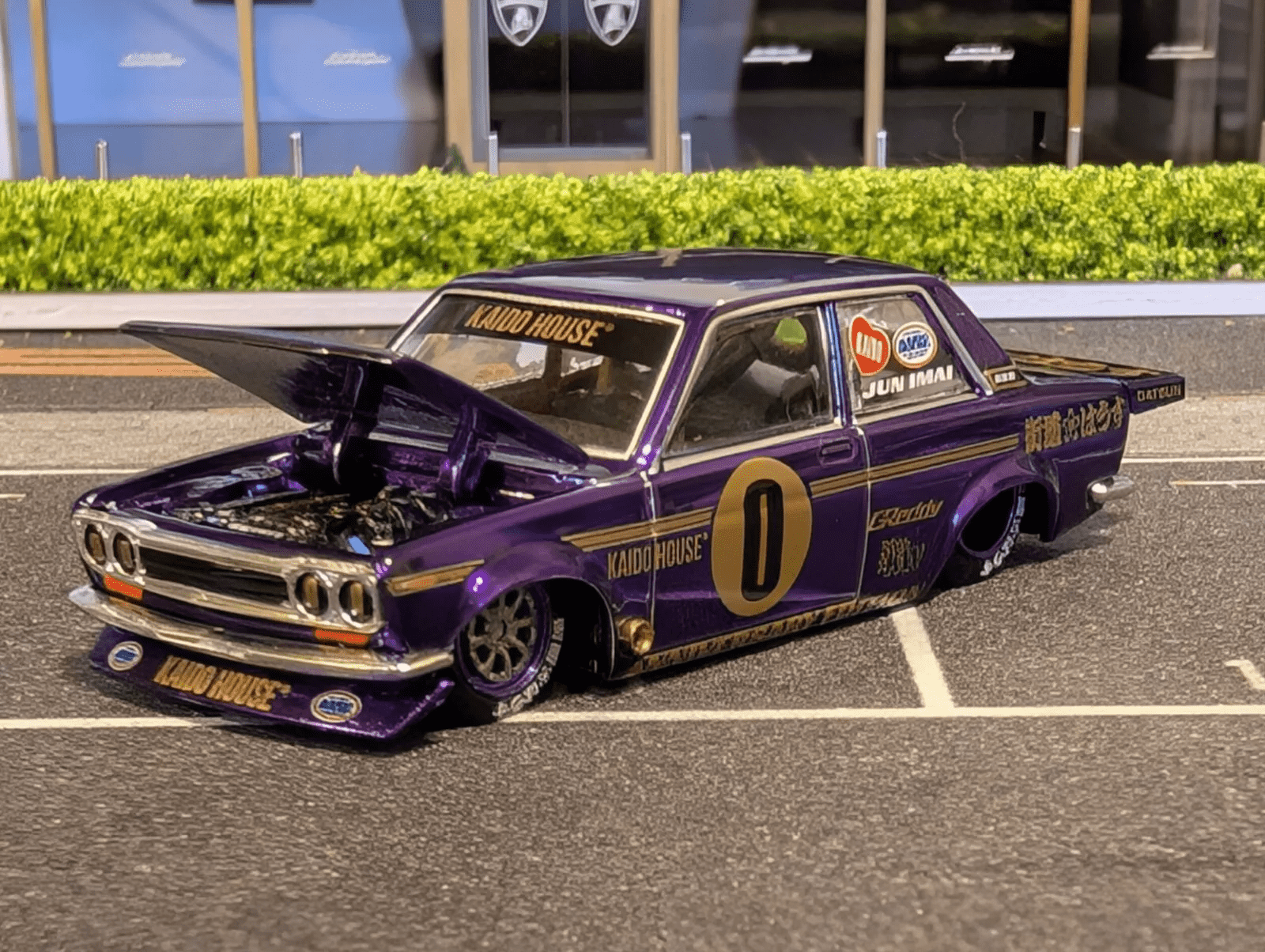 Mô Hình 1/64 Mini GT & Kaido House Datsun 510 Pro Street HKS V1