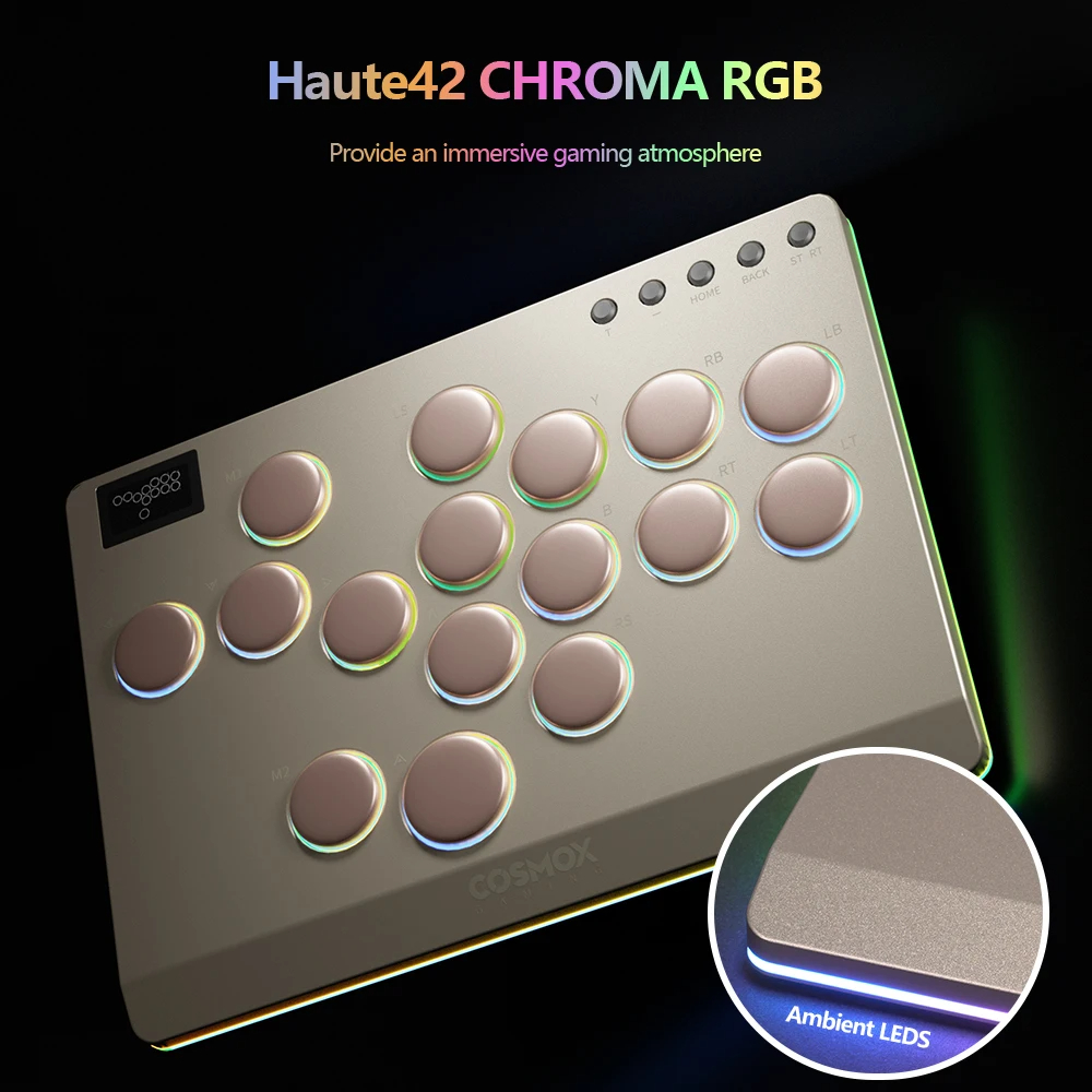 Haute42 อลูมิเนียม Hitbox Leverless อาเขต Stick เกมต่อสู้ Hitbox ...