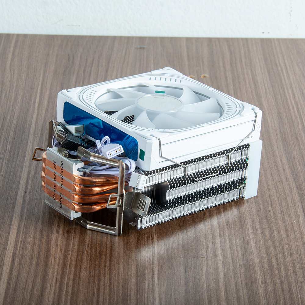 MS 6 Copper Tube 12CM CPU Fan Universal Intel AMD AMD RGB CPU Fan ...