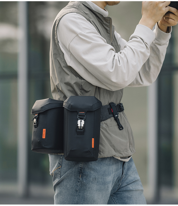PGYTECH Camera Lens Case, Magnetic Buckle Camera Lens Bag, Water Resistant Protective Lens Pouch For DSLR Camera Lens, Thick Camera Lens Bag For - View #8