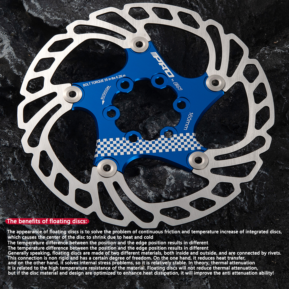 Iiipro Mtb Rotor จักรยานเสือภูเขาจักรยาน Bolt Cooling Float Disc 140 ...