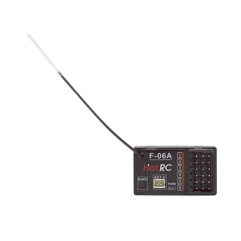 HOTRC CT-6A 6CH เครื่องส่งสัญญาณ 2.4GHz FHSS ระบบ 4V-9V รีโมทคอนโทรลมือ ...