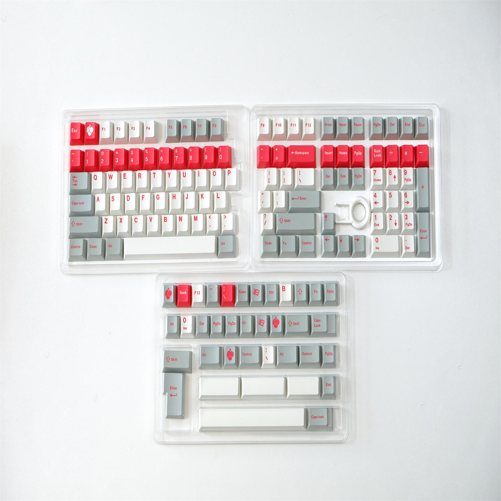 Gmk Red Alert KeyCap Set 146 Key PBT Keyboard Cap Cherry Profile เกม ...