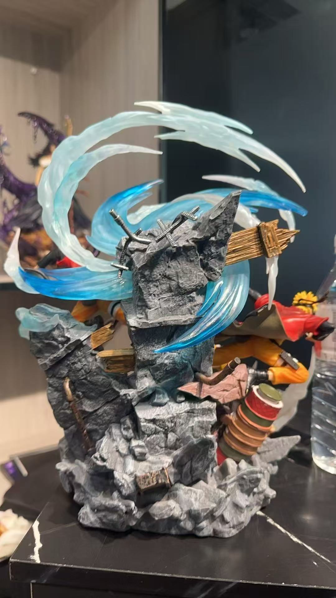 New Naruto Two-Dimensional Anime Peripheral Statue Flow Wind Hand-Made ...