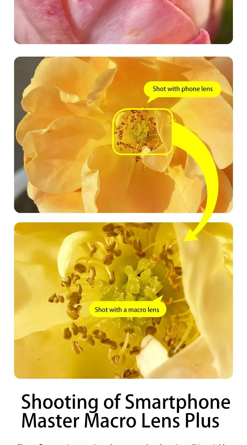 Kase Master Macro Plus เลนส์มาโครสมาร์ทโฟน ความยาวโฟกัสยาว 45-85 mm ...
