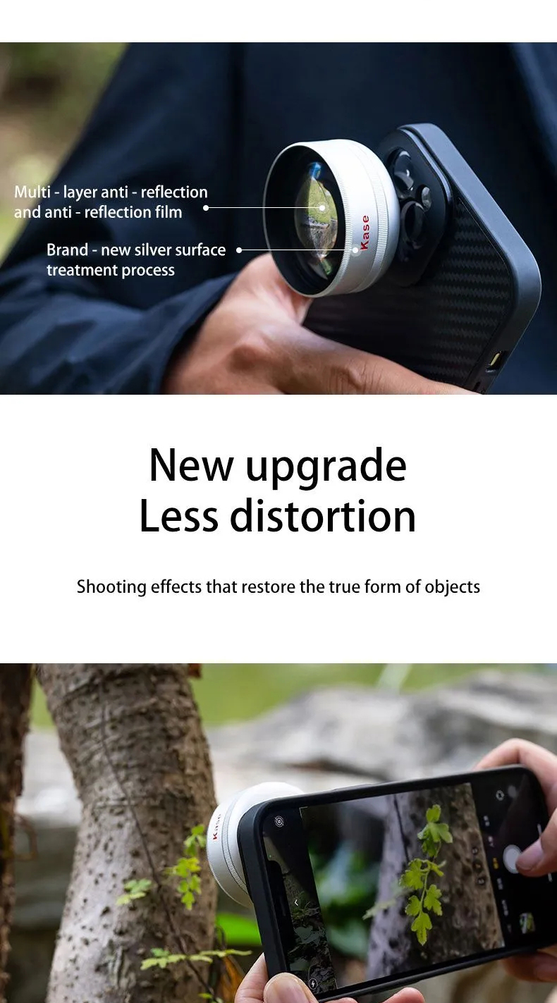 Kase Master Macro Plus เลนส์มาโครสมาร์ทโฟน ความยาวโฟกัสยาว 45-85 mm ...