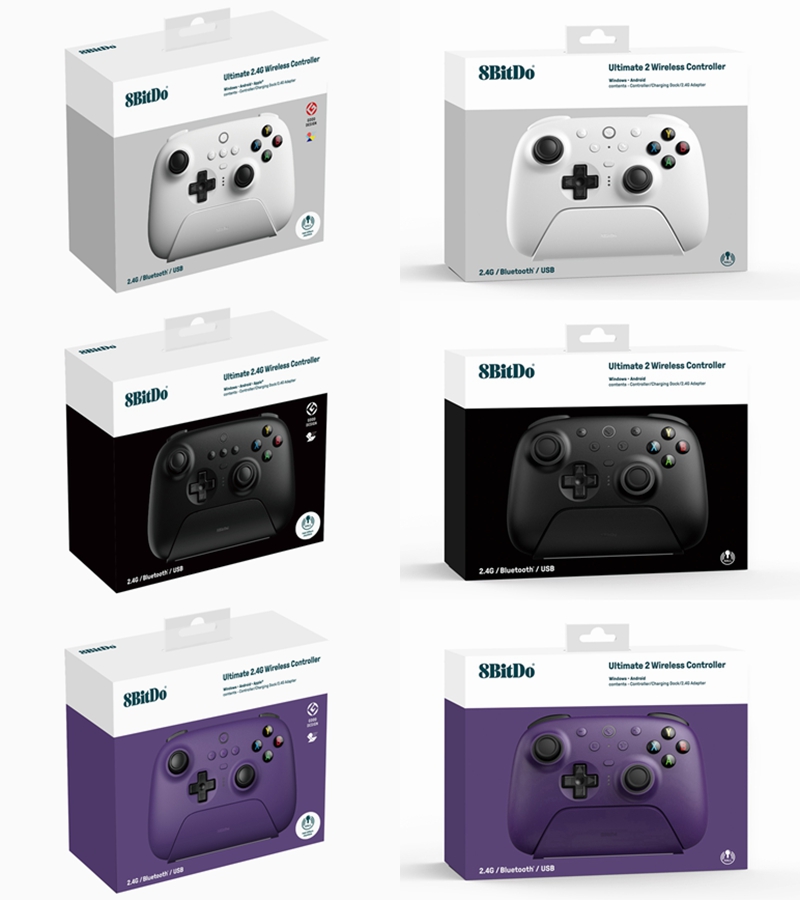 8bitdo Ultimate 2 คอนโทรลเลอร์ไร้สายสําหรับ Windows PC Android Steam ...