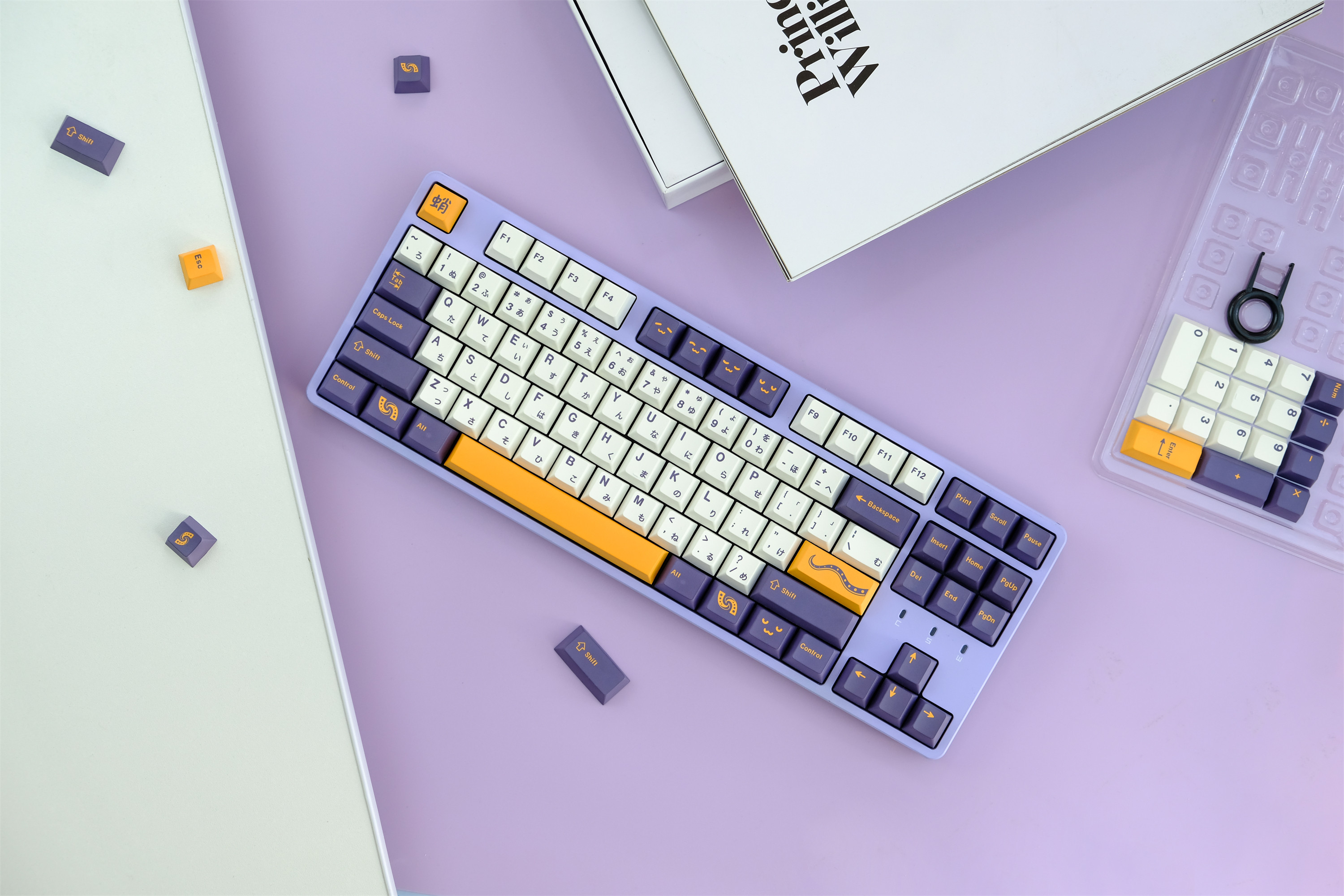 Gmk Octopus Keycaps ชุด 129 คีย์ PBT คีย์บอร์ดหมวกโปรไฟล์เชอร์รี่เกม ...