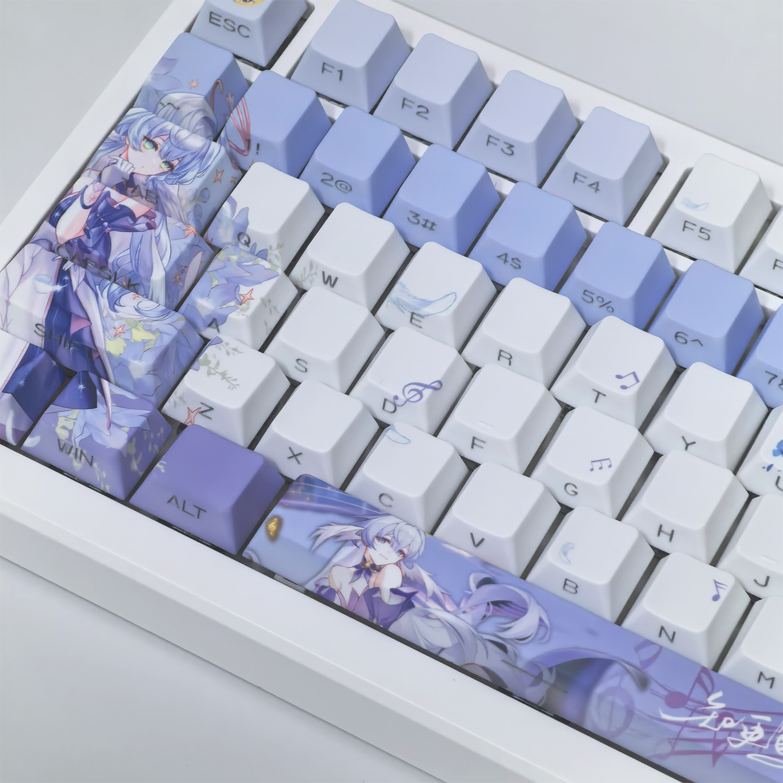 Robin Keycap Cherry Profile 120 + คีย์ PBT ห้าด้าน Dye Sublimation ...