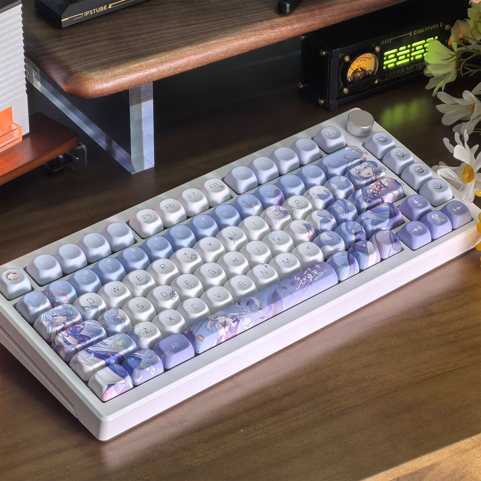 Robin Keycap Cherry Profile 120 + คีย์ PBT ห้าด้าน Dye Sublimation ...