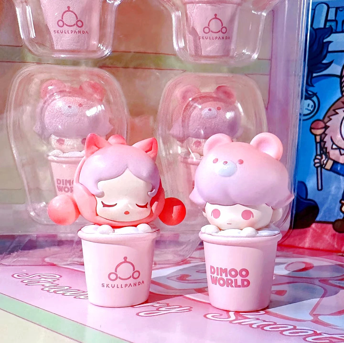 ของแท้ Popmart popbean taiwan sp dimoo ตกแต่ง charm ตุ๊กตามินิน่ารัก ...