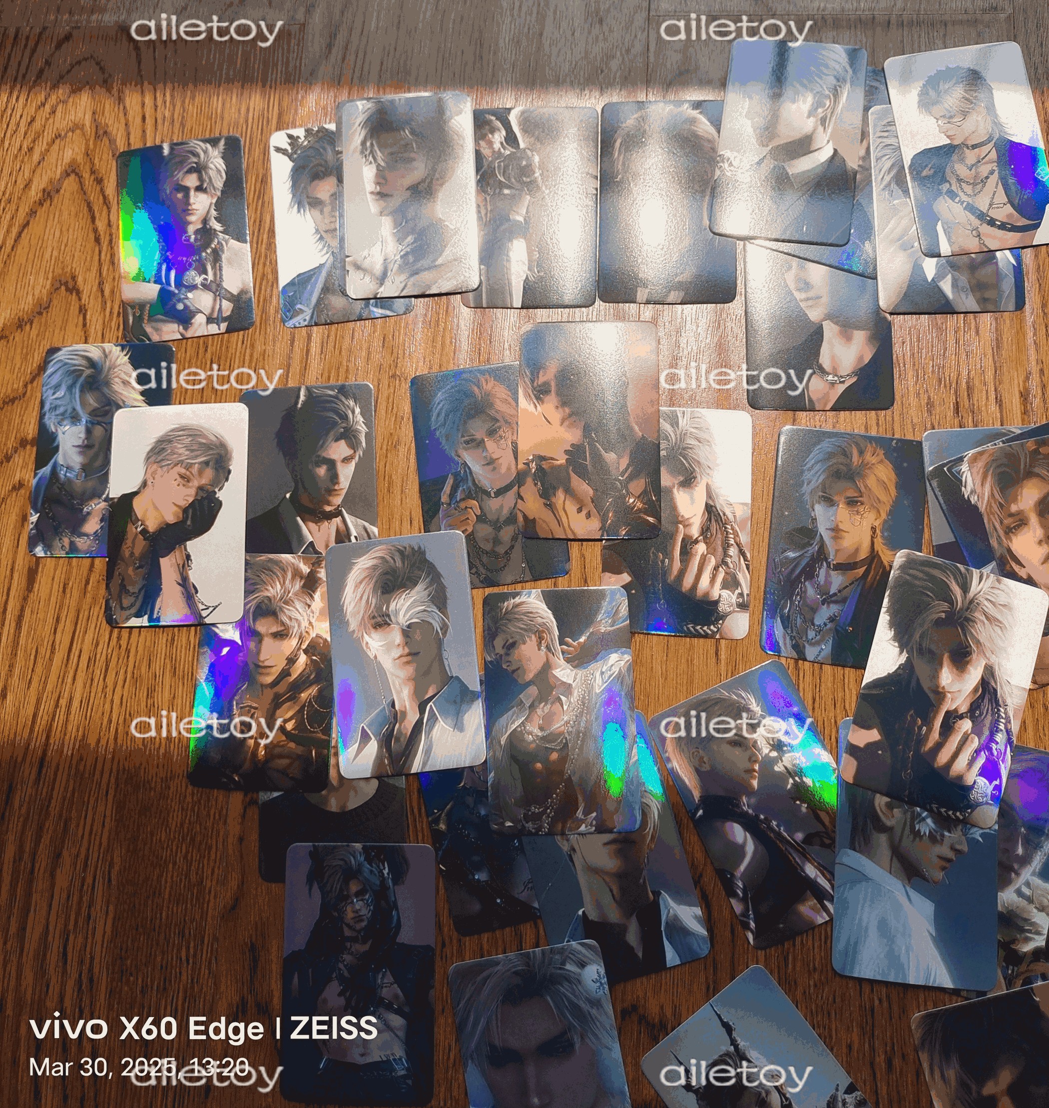 Love และ Deepspace Sylus Caleb Xavier Zayne Rafayel Holographic Card ...