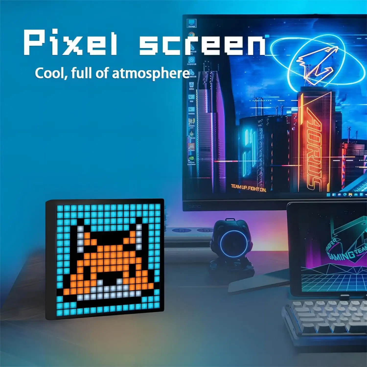 Led Matrix Pixel Display สมาร์ทหน้าจอ APP ควบคุมโปรแกรม Night Light ...