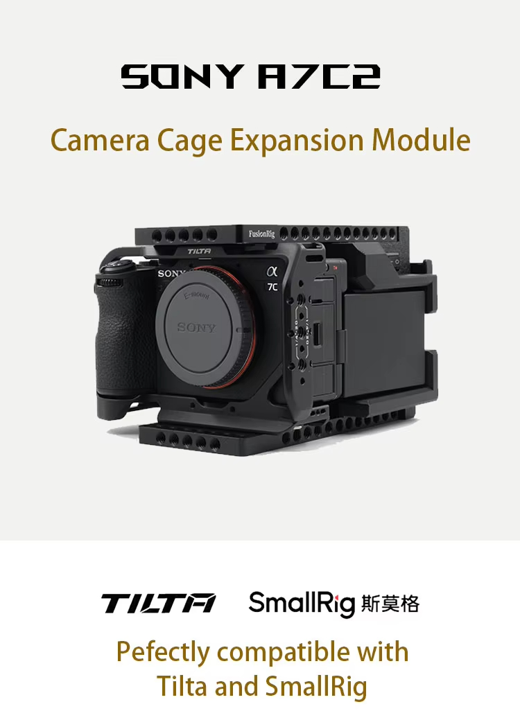 Fusionrig สําหรับ Sony A7C2 กล้อง Cage ขยายโมดูล cineback | Shopee Thailand