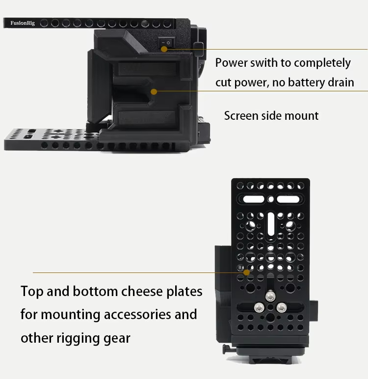 Fusionrig สําหรับ Sony A7C2 กล้อง Cage ขยายโมดูล cineback | Shopee Thailand