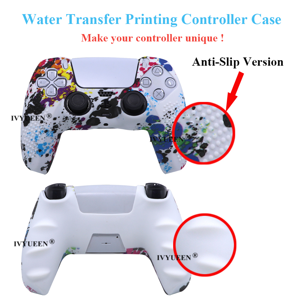 IVYUEEN Anti-Slip การพิมพ์ป้องกันผิวสําหรับ PlayStation 5 PS5 ...