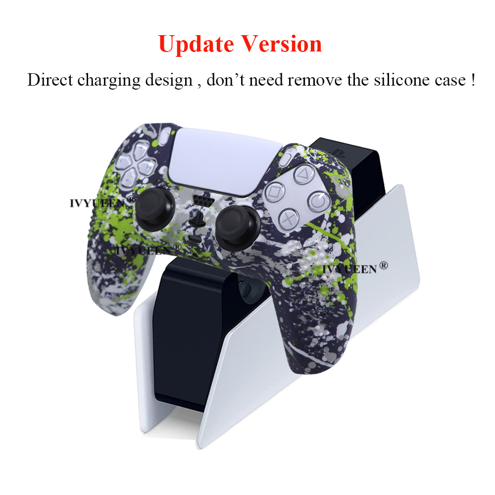 IVYUEEN Anti-Slip การพิมพ์ป้องกันผิวสําหรับ PlayStation 5 PS5 ...