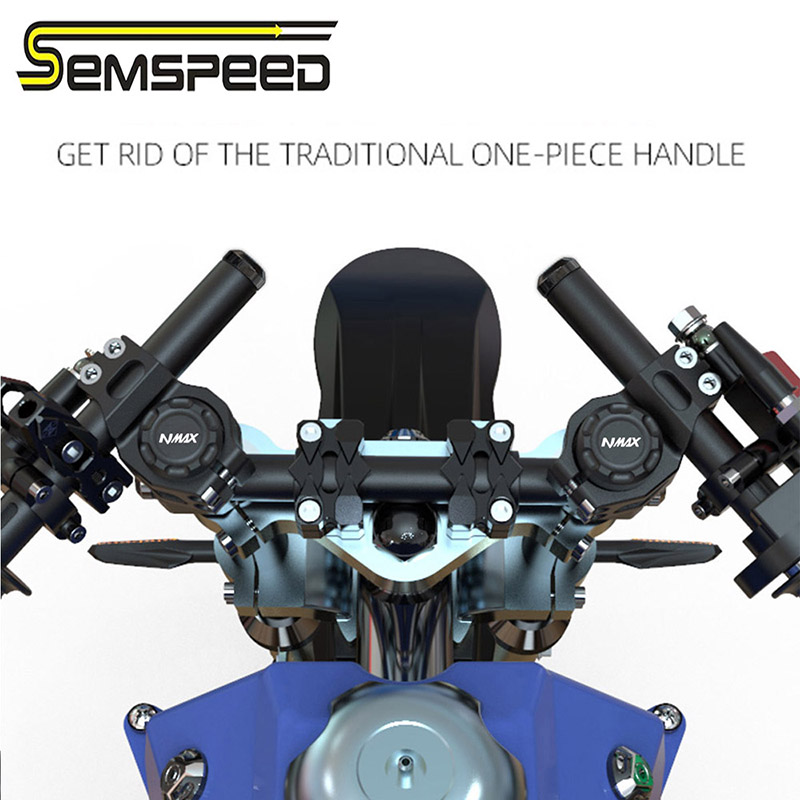 SEMSPEED รถจักรยานยนต์ CNC 22 มม./28 มม.Handlebar Handle Bar ส้อมหลอด ...