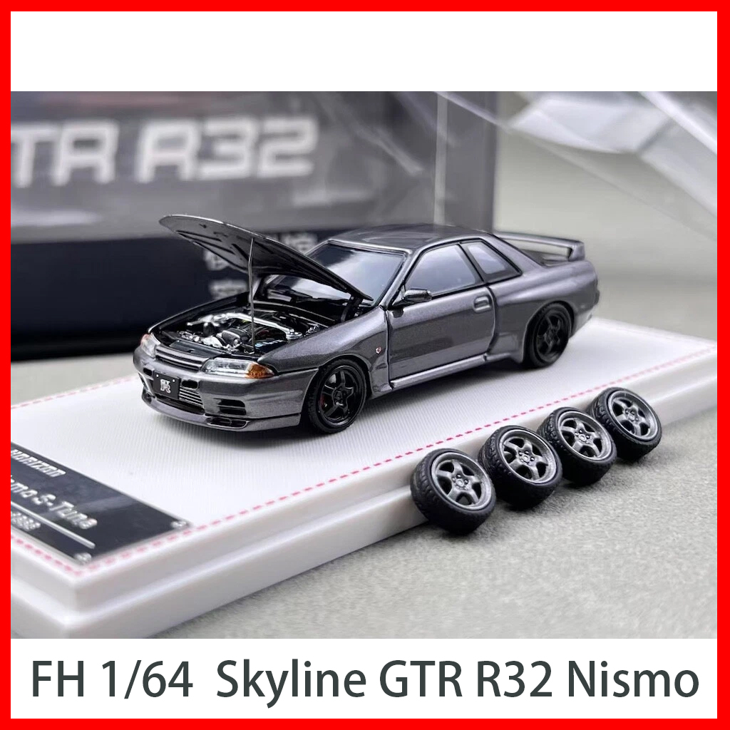 FH 1 64 สีเทา Skyline GTR R32 Nismo S-Tune กีฬารุ่น Diecast รวบรวมรถ ...