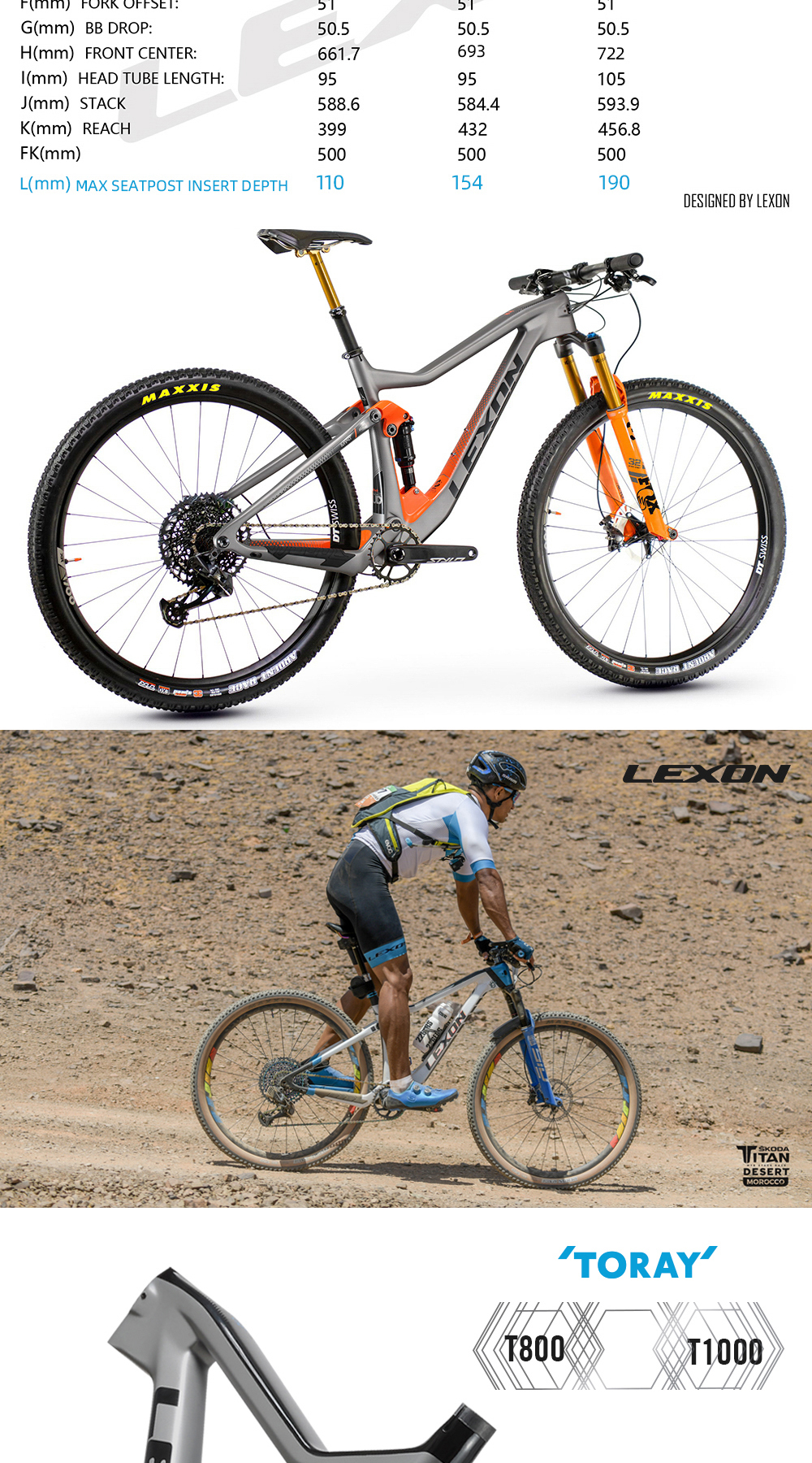 2025 LEXON MYST PRO กรอบคาร์บอนเต็ม XC MTB จักรยานกรอบ Superlight เต็ม ...