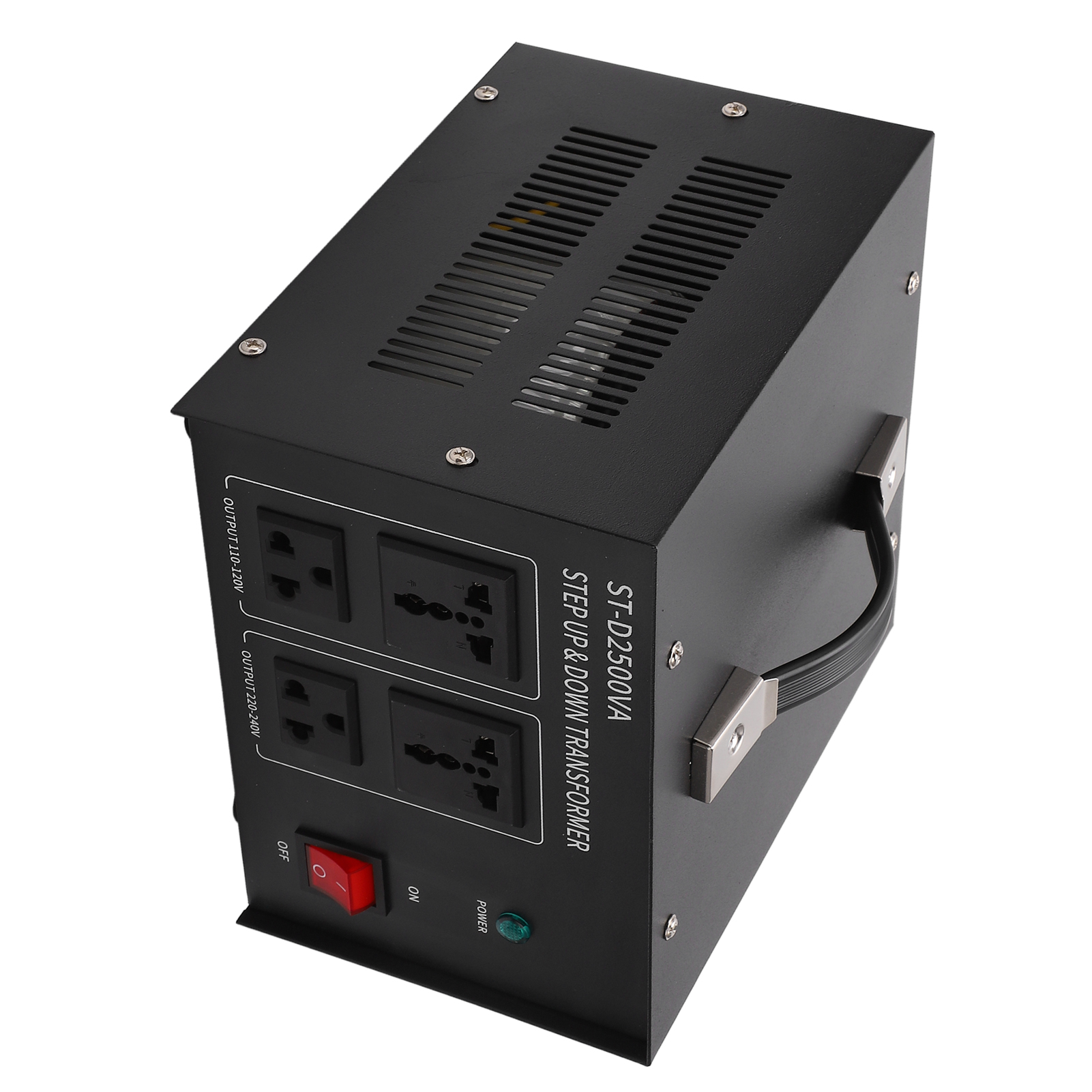 SUPER TOOLS 2500W Voltage Transformer 110‑120V to 220V Step Up 220‑240V ...