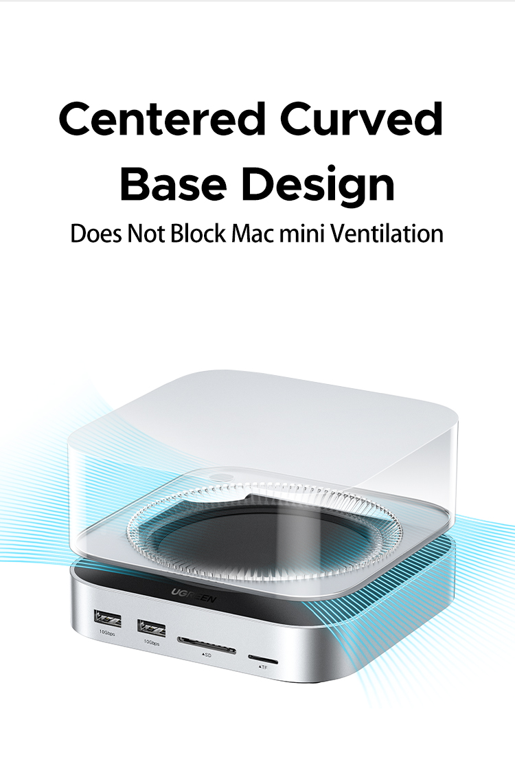 UGREEN USB HUB Docking Station สําหรับ Mac Mini M4 M4 Pro M.2 NVMe SSD ...
