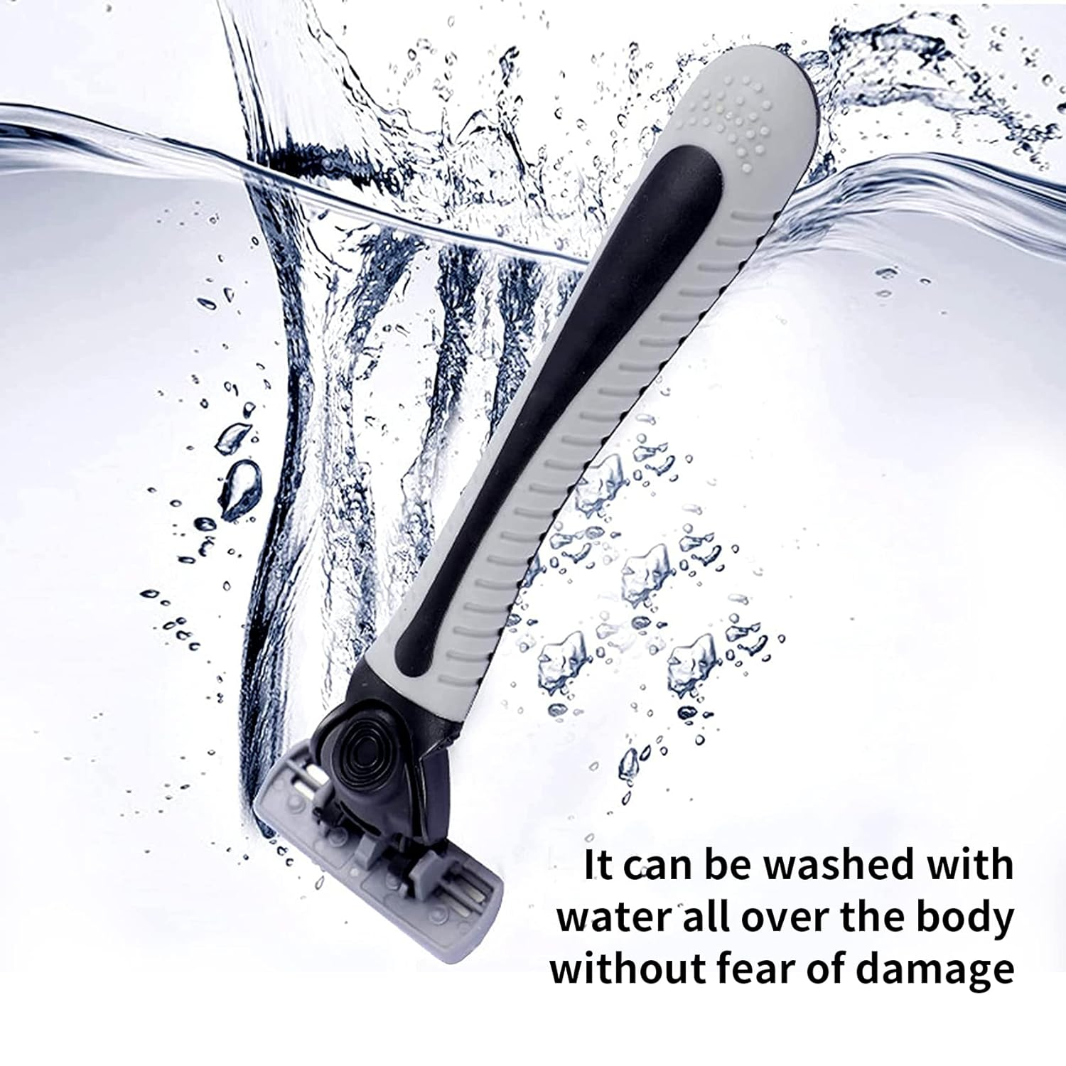 Razor Classic มีใบมีดตัด 6 ชั้น สำหรับการโกนหนวดของผู้ชายและการกำจัดขน ...
