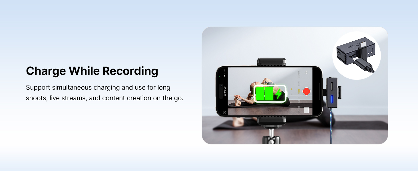 BOYA BOYALINK 3 ไมค์ไร้สาย AI-Powered ไมค์ตัดเสียงรบกวน ไมค์ไลฟ์สด ไมค์อัดเสียง สำหรับ Phone กล้อง