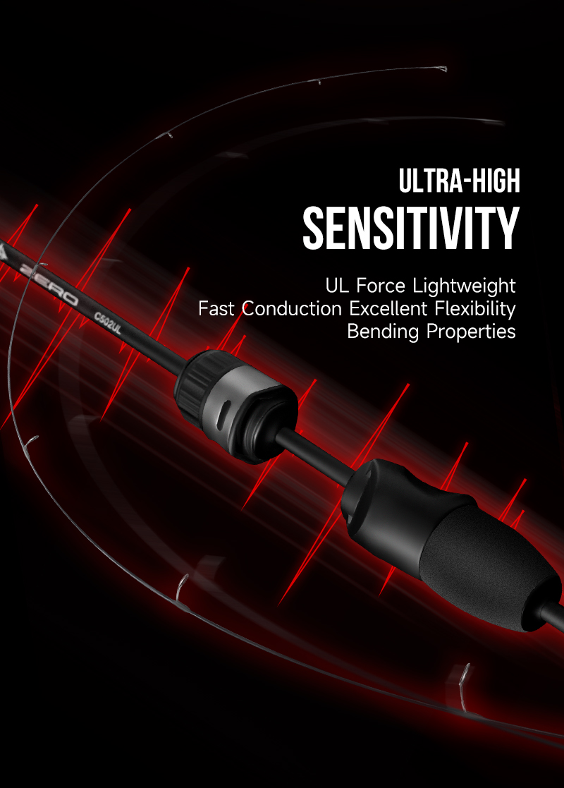 Seasir Zero 43g เบ็ดตกปลา BFS Ultralight Hollow Rod เล็กน้อย 30T ...