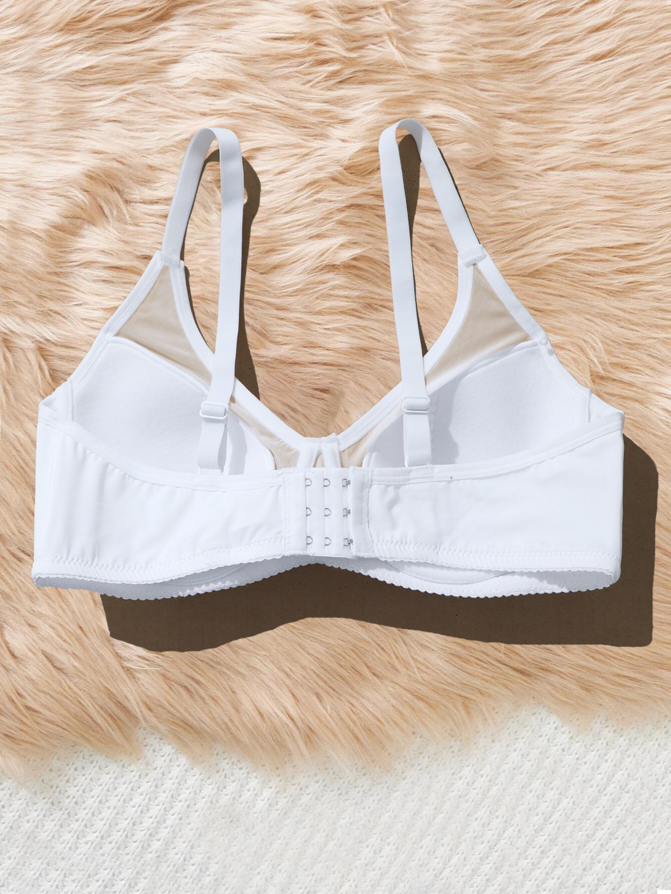 PARIFAIRY ผู้หญิง Bra Plus ขนาดบาง Bra ลวด Breathable ตาข่ายชุดชั้นใน ...